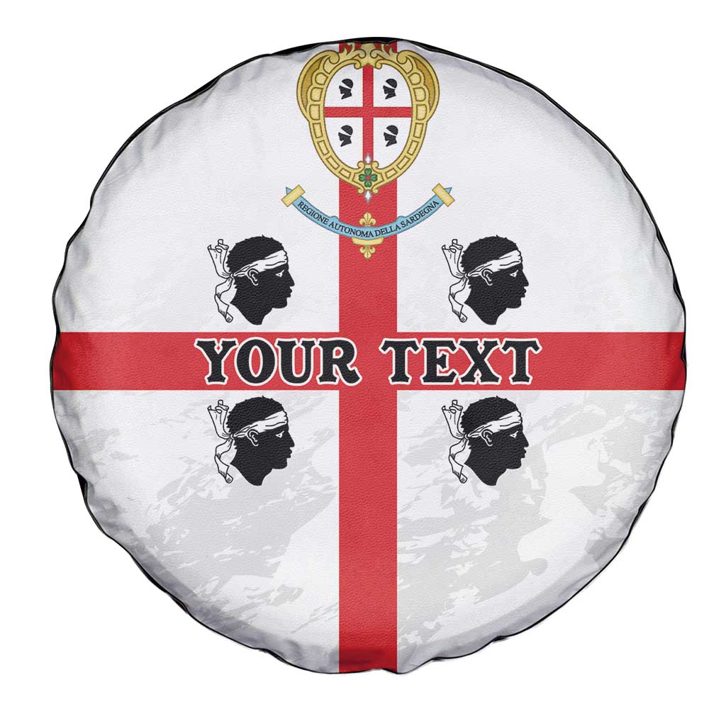 Personalized Sardinia Spare Tire Cover Flag Style