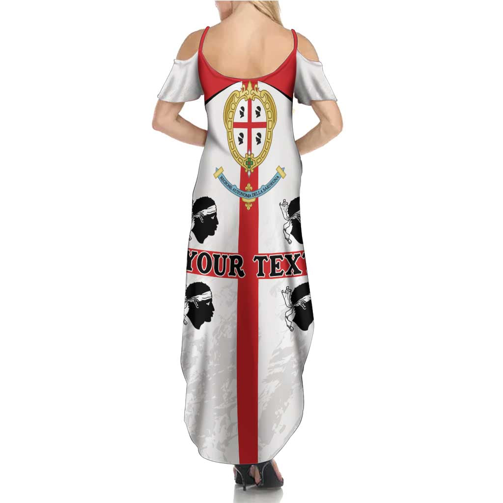Personalized Sardinia Summer Maxi Dress Flag Style