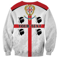 Personalized Sardinia Sweatshirt Flag Style