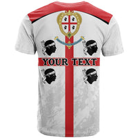Personalized Sardinia T Shirt Flag Style