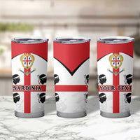 Personalized Sardinia Tumbler Cup Flag Style