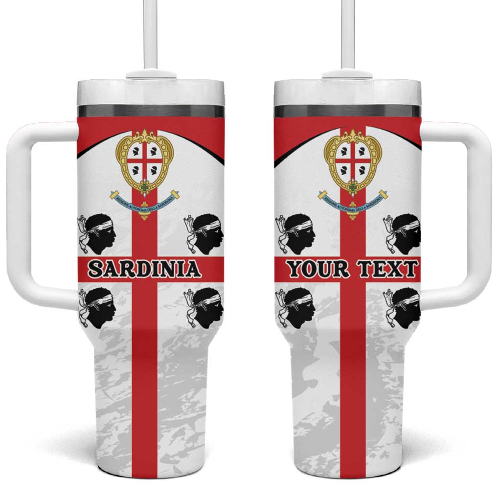 Personalized Sardinia Tumbler With Handle Flag Style