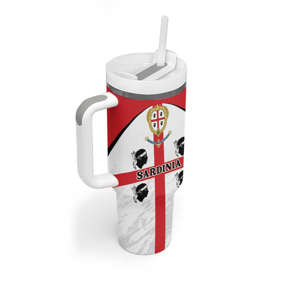Personalized Sardinia Tumbler With Handle Flag Style