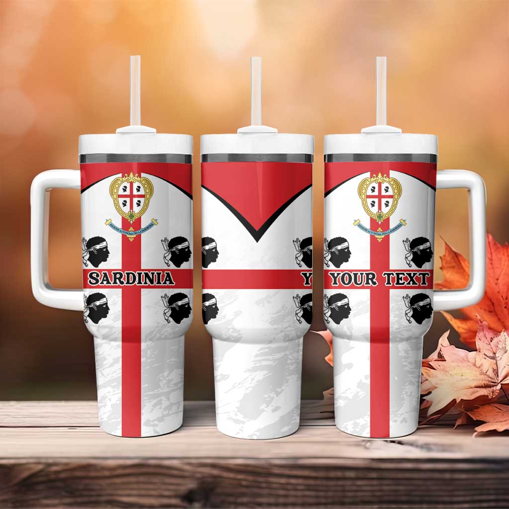 Personalized Sardinia Tumbler With Handle Flag Style