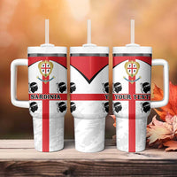 Personalized Sardinia Tumbler With Handle Flag Style