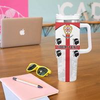 Personalized Sardinia Tumbler With Handle Flag Style