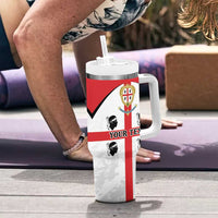 Personalized Sardinia Tumbler With Handle Flag Style