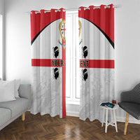 Personalized Sardinia Window Curtain Flag Style