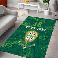 Custom Sardinia Football Area Rug Natzionale sarda de Bocia