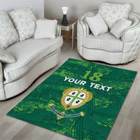 Custom Sardinia Football Area Rug Natzionale sarda de Bocia