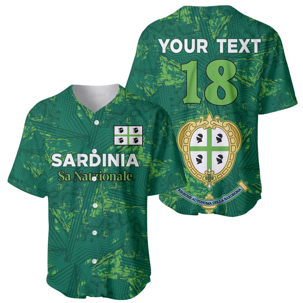 Custom Sardinia Football Baseball Jersey Natzionale sarda de Bocia