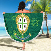 Custom Sardinia Football Beach Blanket Natzionale sarda de Bocia