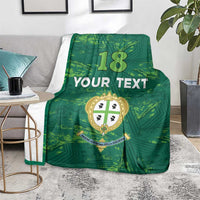 Custom Sardinia Football Blanket Natzionale sarda de Bocia