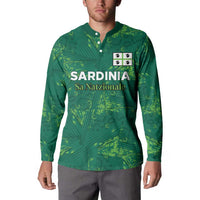 Custom Sardinia Football Button Sweatshirt Natzionale sarda de Bocia