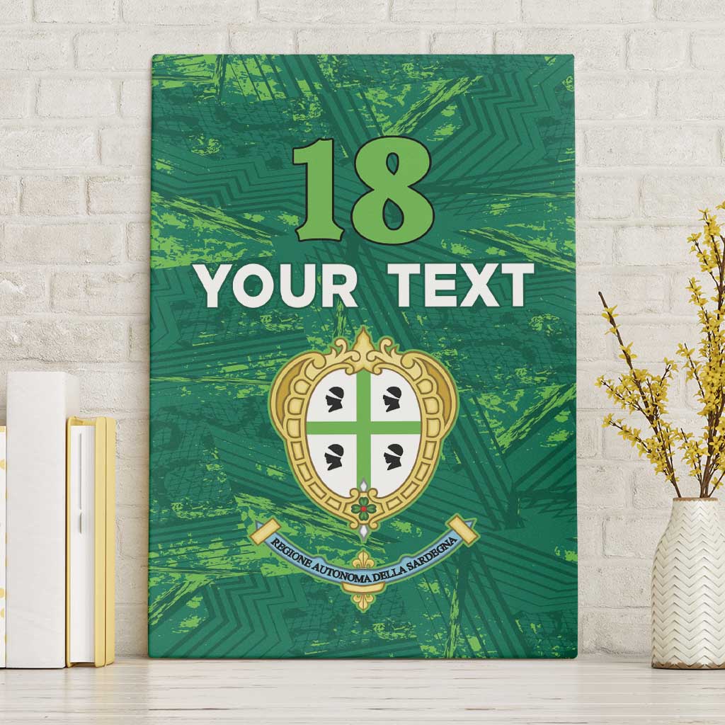Custom Sardinia Football Canvas Wall Art Natzionale sarda de Bocia