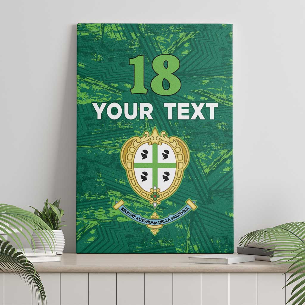 Custom Sardinia Football Canvas Wall Art Natzionale sarda de Bocia