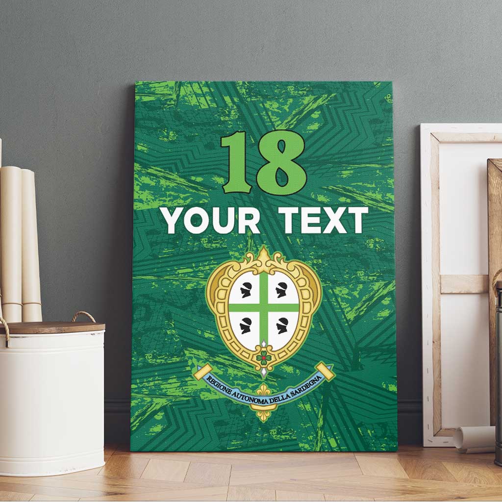 Custom Sardinia Football Canvas Wall Art Natzionale sarda de Bocia
