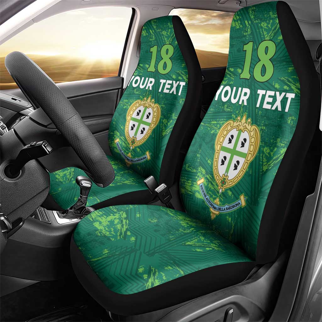 Custom Sardinia Football Car Seat Cover Natzionale sarda de Bocia