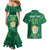 Custom Sardinia Football Couples Matching Mermaid Dress and Hawaiian Shirt Natzionale sarda de Bocia