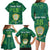 Custom Sardinia Football Family Matching Long Sleeve Bodycon Dress and Hawaiian Shirt Natzionale sarda de Bocia