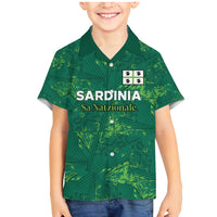 Custom Sardinia Football Family Matching Mermaid Dress and Hawaiian Shirt Natzionale sarda de Bocia