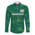 Custom Sardinia Football Family Matching Off The Shoulder Long Sleeve Dress and Hawaiian Shirt Natzionale sarda de Bocia