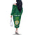 Custom Sardinia Football Family Matching Off The Shoulder Long Sleeve Dress and Hawaiian Shirt Natzionale sarda de Bocia