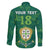Custom Sardinia Football Family Matching Puletasi and Hawaiian Shirt Natzionale sarda de Bocia