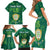 Custom Sardinia Football Family Matching Short Sleeve Bodycon Dress and Hawaiian Shirt Natzionale sarda de Bocia
