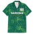 Custom Sardinia Football Family Matching Short Sleeve Bodycon Dress and Hawaiian Shirt Natzionale sarda de Bocia