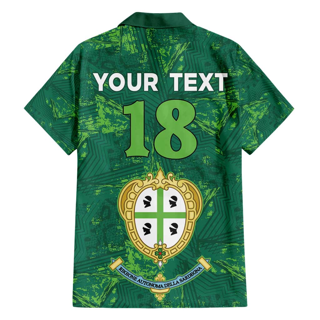 Custom Sardinia Football Family Matching Short Sleeve Bodycon Dress and Hawaiian Shirt Natzionale sarda de Bocia