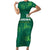 Custom Sardinia Football Family Matching Short Sleeve Bodycon Dress and Hawaiian Shirt Natzionale sarda de Bocia