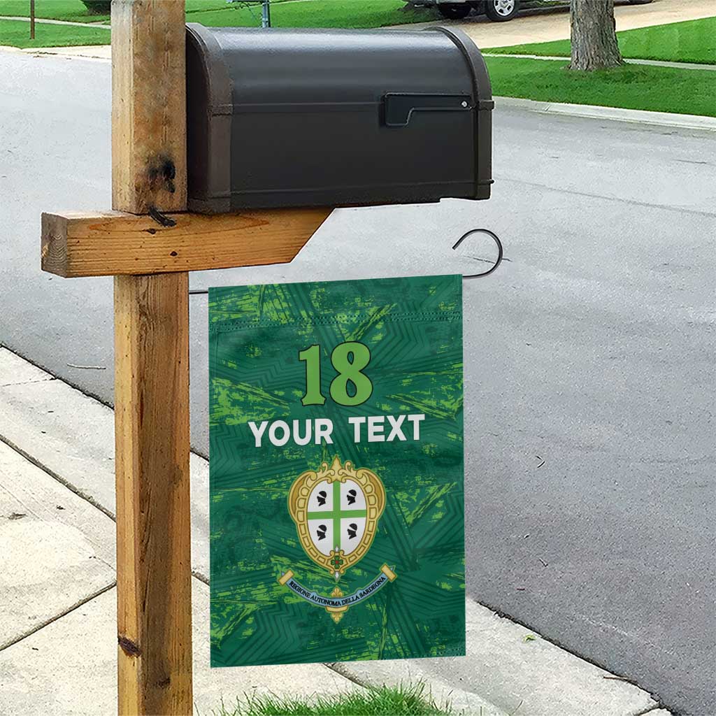 Custom Sardinia Football Garden Flag Natzionale sarda de Bocia