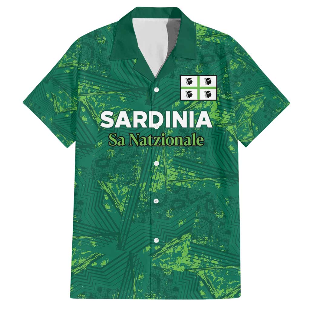 Custom Sardinia Football Hawaiian Shirt Natzionale sarda de Bocia
