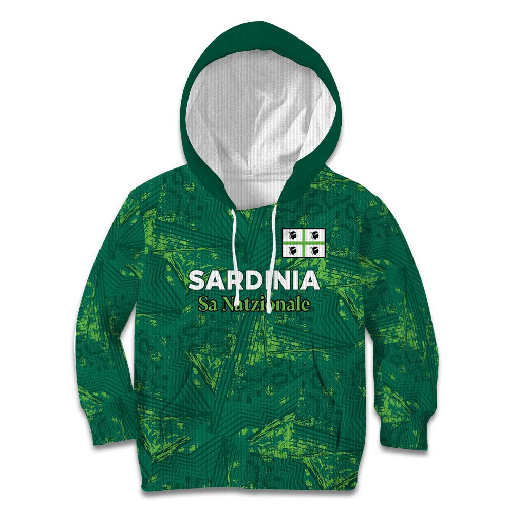Custom Sardinia Football Kid Hoodie Natzionale sarda de Bocia