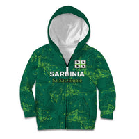 Custom Sardinia Football Kid Hoodie Natzionale sarda de Bocia