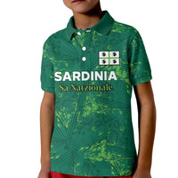 Custom Sardinia Football Kid Polo Shirt Natzionale sarda de Bocia