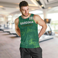 Custom Sardinia Football Men Tank Top Natzionale sarda de Bocia