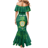 Custom Sardinia Football Mermaid Dress Natzionale sarda de Bocia