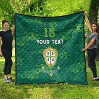 Custom Sardinia Football Quilt Natzionale sarda de Bocia