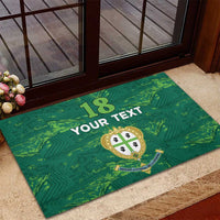 Custom Sardinia Football Rubber Doormat Natzionale sarda de Bocia