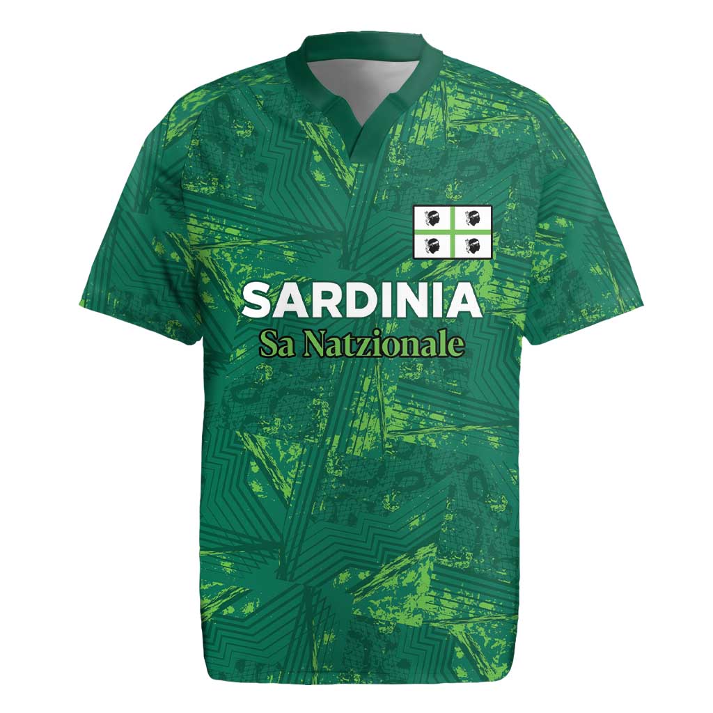 Custom Sardinia Football Rugby Jersey Natzionale sarda de Bocia