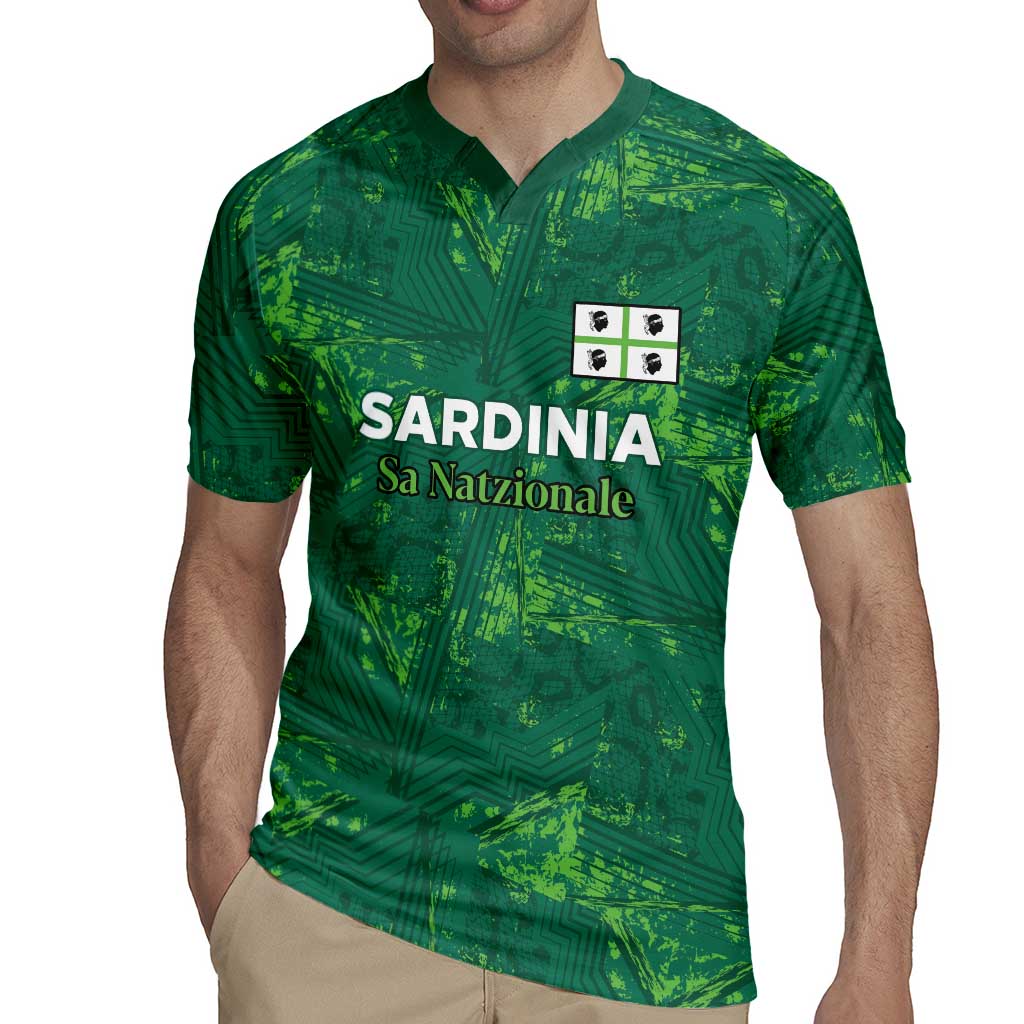 Custom Sardinia Football Rugby Jersey Natzionale sarda de Bocia