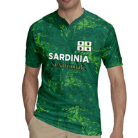 Custom Sardinia Football Rugby Jersey Natzionale sarda de Bocia