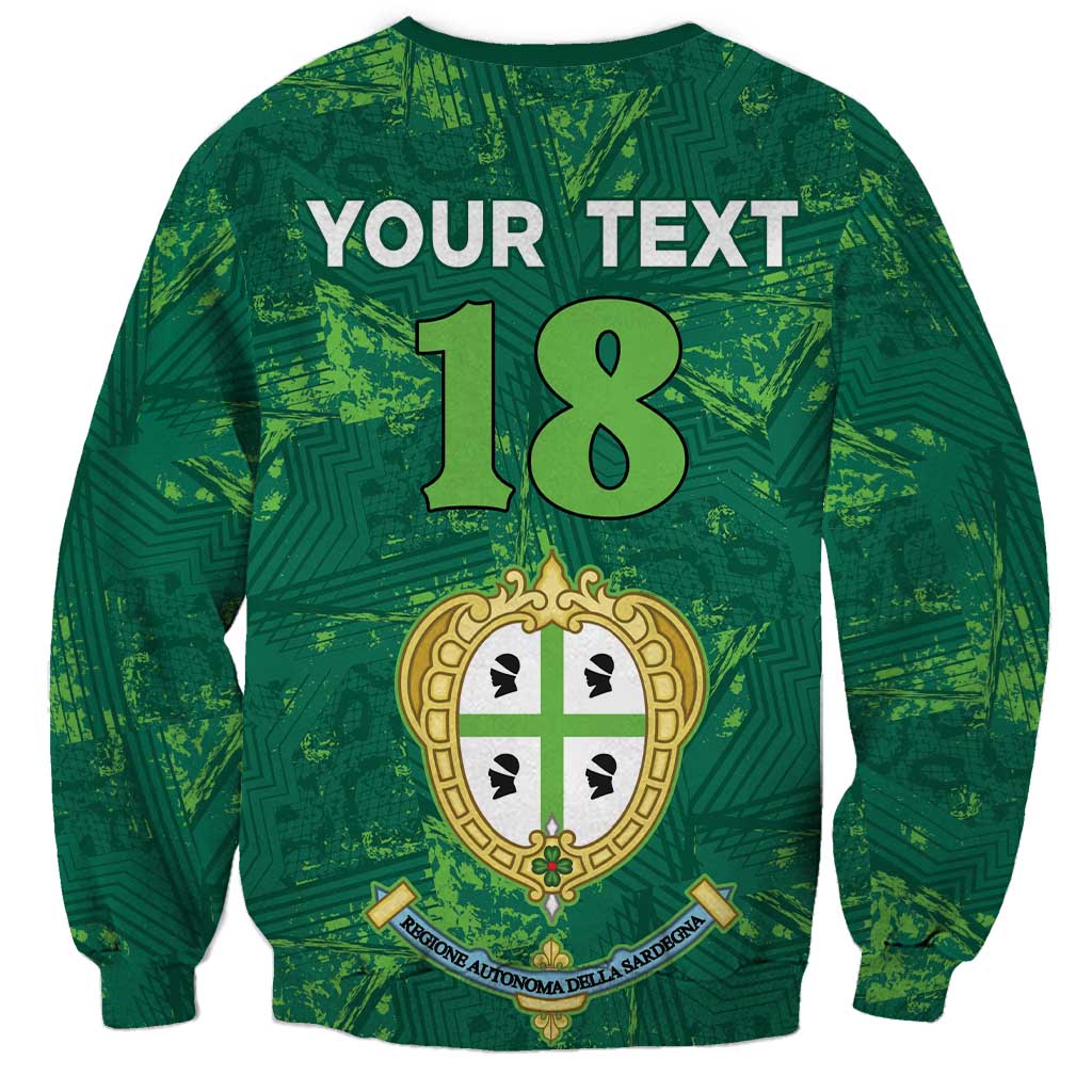 Custom Sardinia Football Sweatshirt Natzionale sarda de Bocia