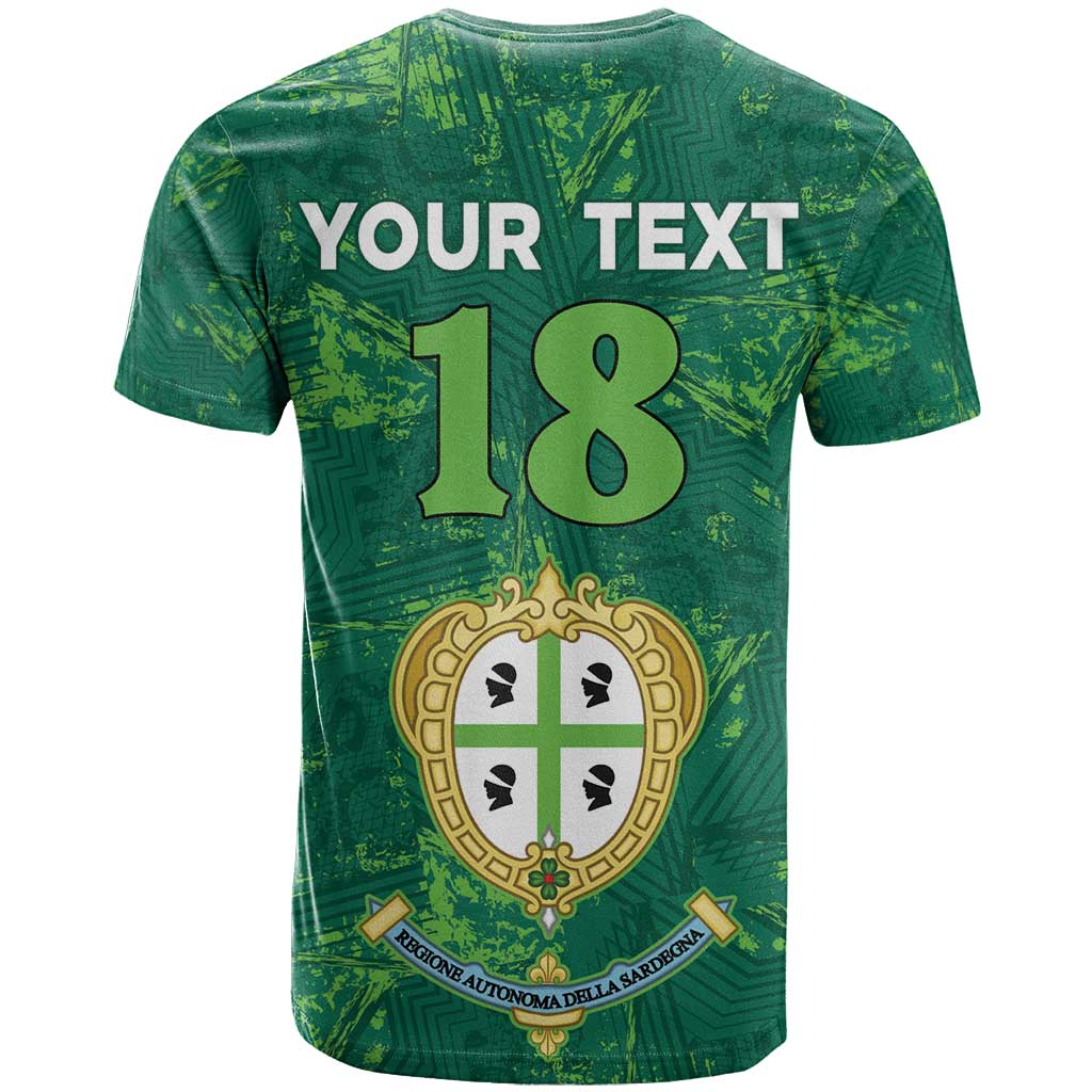 Custom Sardinia Football T Shirt Natzionale sarda de Bocia