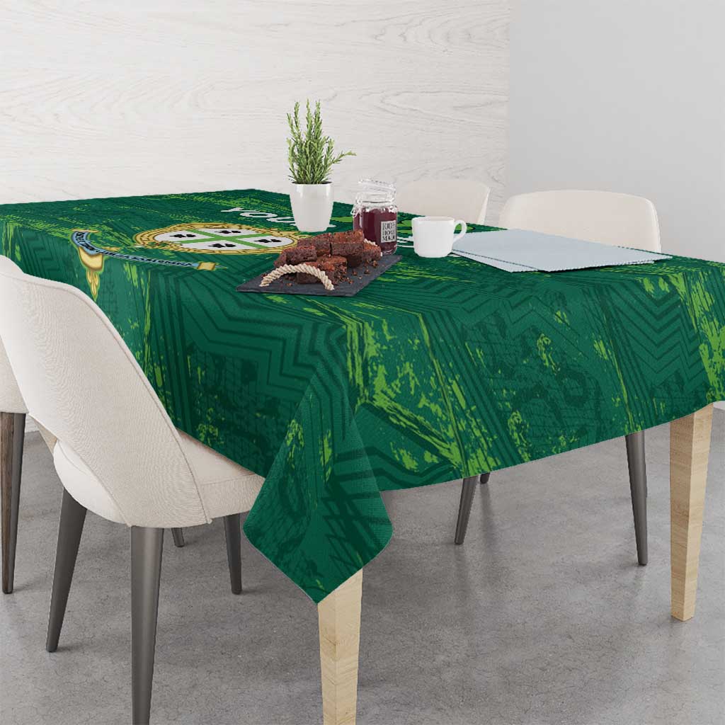 Custom Sardinia Football Tablecloth Natzionale sarda de Bocia