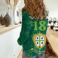 Custom Sardinia Football Women Casual Shirt Natzionale sarda de Bocia