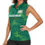 Custom Sardinia Football Women Sleeveless Polo Shirt Natzionale sarda de Bocia