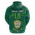 Custom Sardinia Football Zip Hoodie Natzionale sarda de Bocia